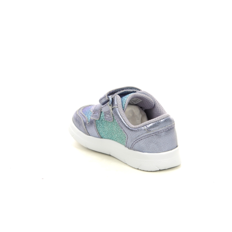 Clarks Ath Sonar T Lilac Kids toddler girls trainers 5412-17G