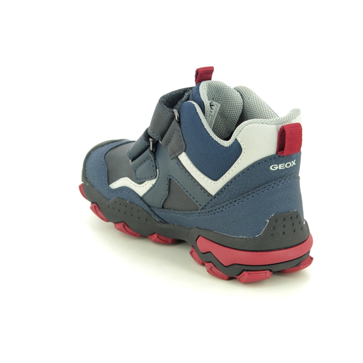 Geox Buller Boy Tex Navy Red Kids Boys Boots J049WB-C4244