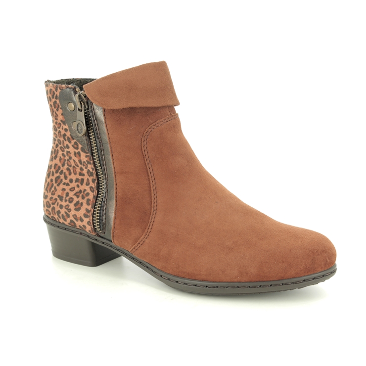 rieker tan ankle boots