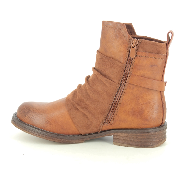 Rieker 92264-24 Tan fashion ankle boots