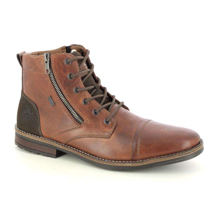 Rieker 33200-24 Tan Leather Mens boots