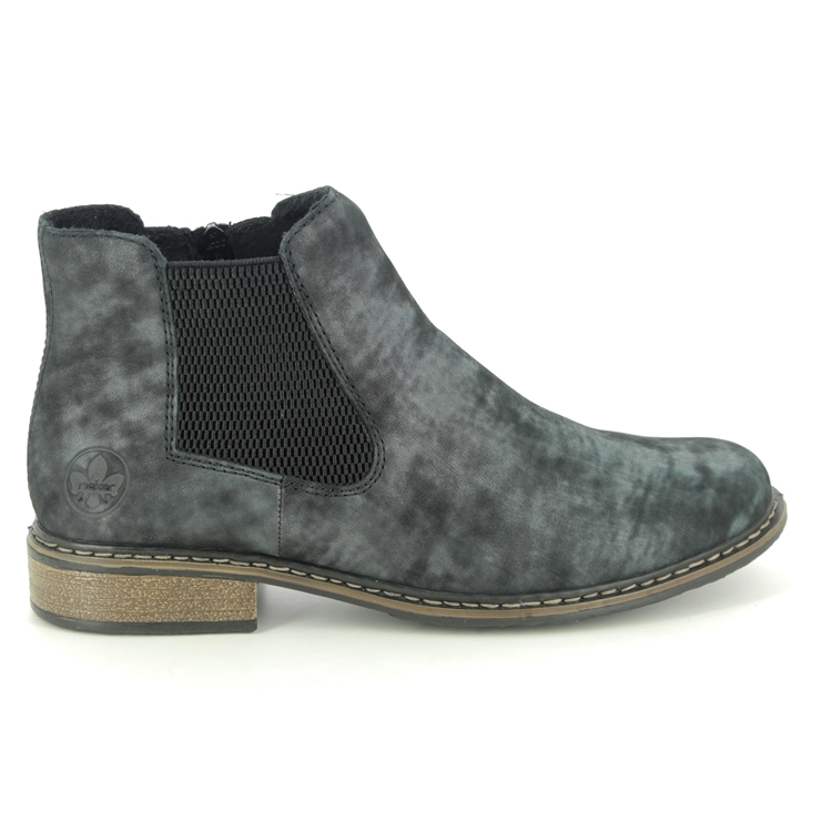 rieker weave chelsea boots