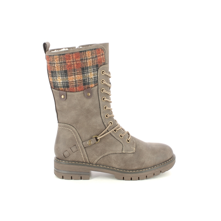 rieker boots taupe