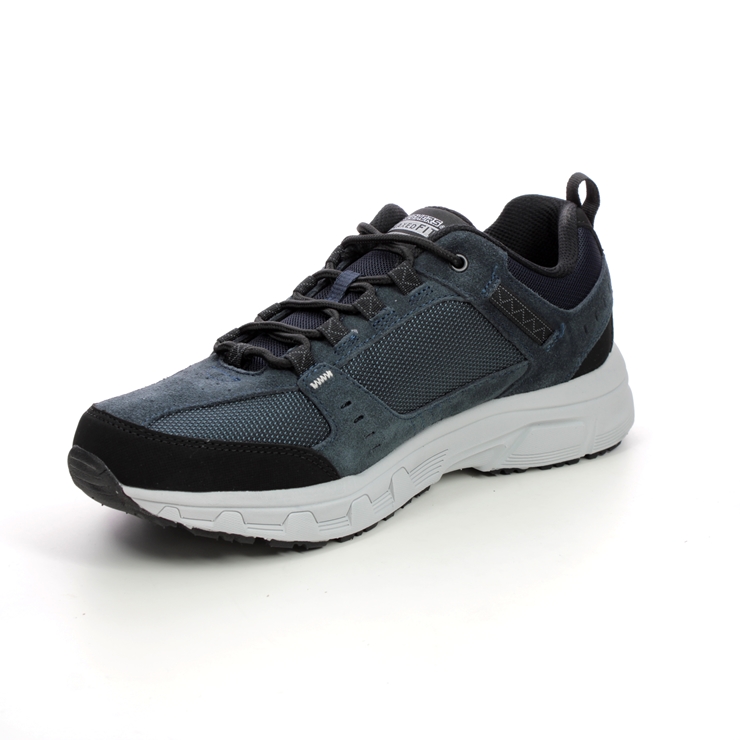 Skechers Oak Canyon Relaxed Fit NVBK Navy Black Mens trainers 51893