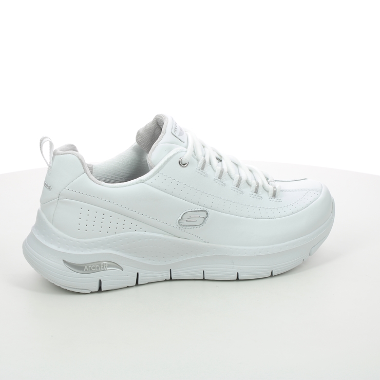 Skechers Synergy Archfit WSL White Silver Womens trainers 149146