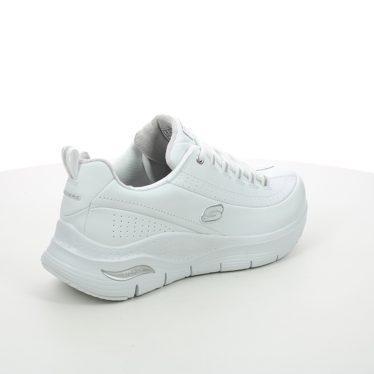 Skechers Synergy Archfit WSL White Silver Womens trainers 149146