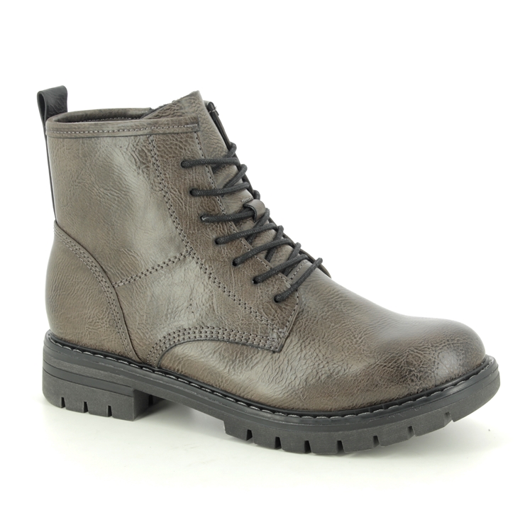 houd er rekening mee dat Kakadu Afdeling Marco Tozzi Grande Lace 26266-25-226 Dark Grey Lace Up Boots