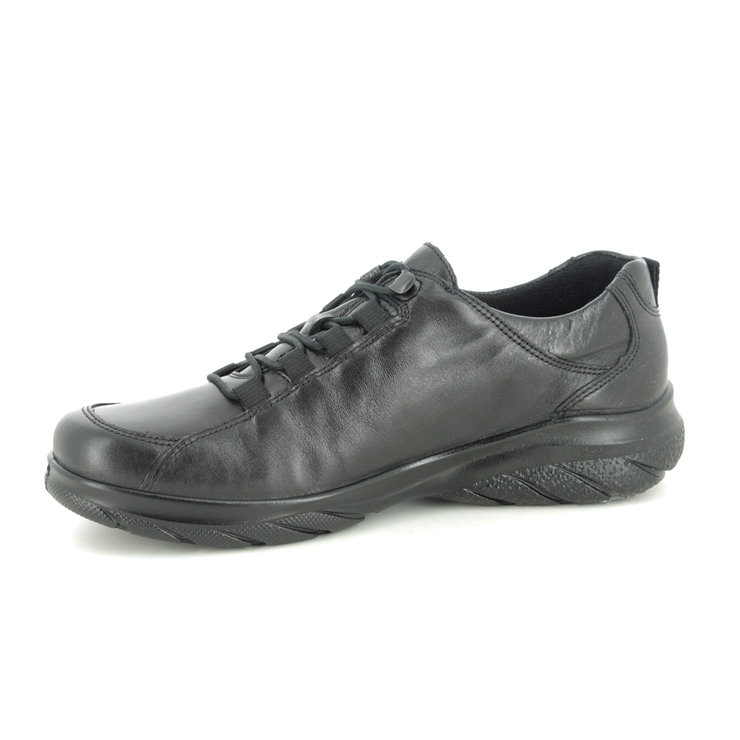 Alpina Royal G Tex Black leather Womens lacing shoes 0R82-1