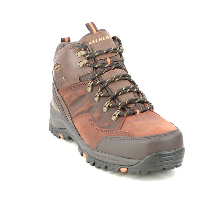 Skechers Relment Traven CDB Brown Mens Outdoor Walking Boots 65529