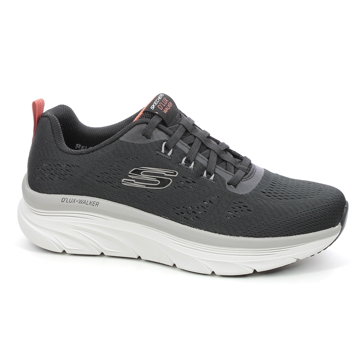 Skechers Dlux Walker Relaxed Fit BLK Black Mens trainers 232261