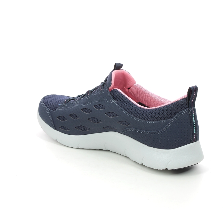 Skechers Arch Fit Refine NVCL Navy Coral Womens trainers 104163