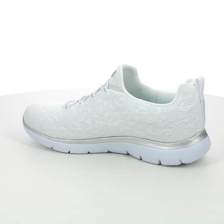 Skechers Summits Spot WSL White Silver Womens trainers 149037