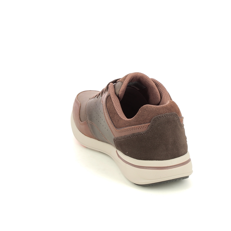 Skechers Elent Velago BRN Brown Mens comfort shoes 65406