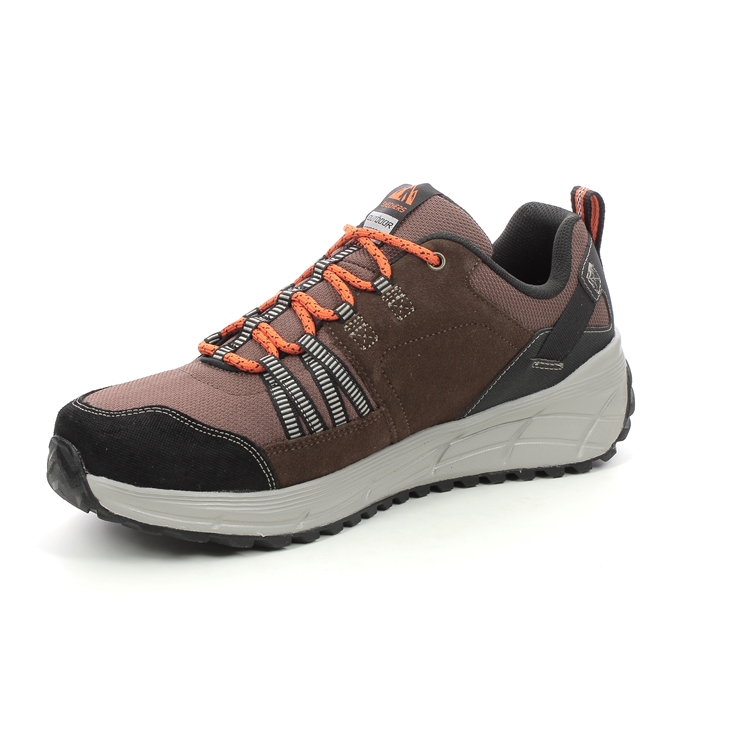 Skechers Equalizer Trail Relaxed Fit BRBK Brown Mens trainers 237023