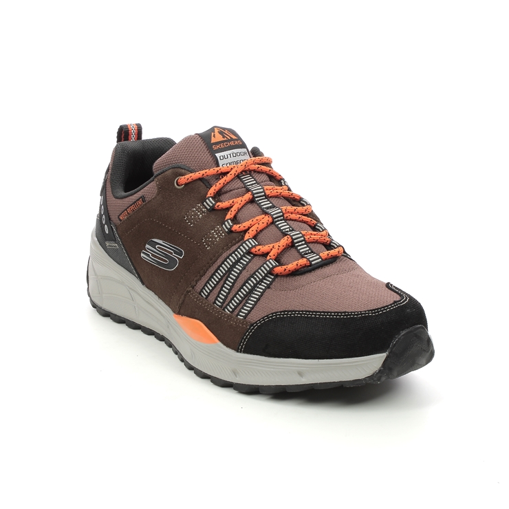 Skechers Equalizer Trail Relaxed Fit BRBK Brown Mens trainers 237023