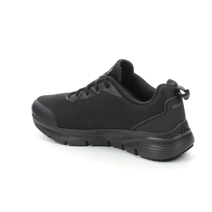 Skechers Work Arch Fit BLK Black Womens trainers 108019EC