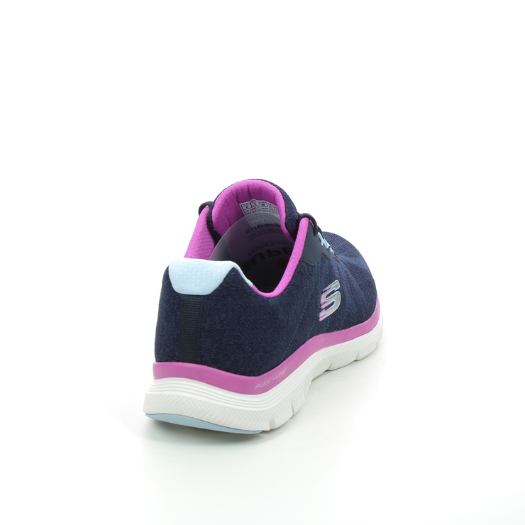 Skechers Flex Appeal 4.0 NVPR Navy Purple Womens trainers 149570