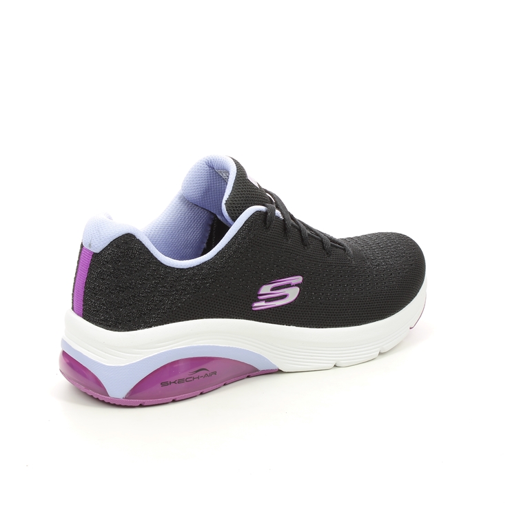 Skechers Skech Air Extreme BKLV Black Womens trainers 149645