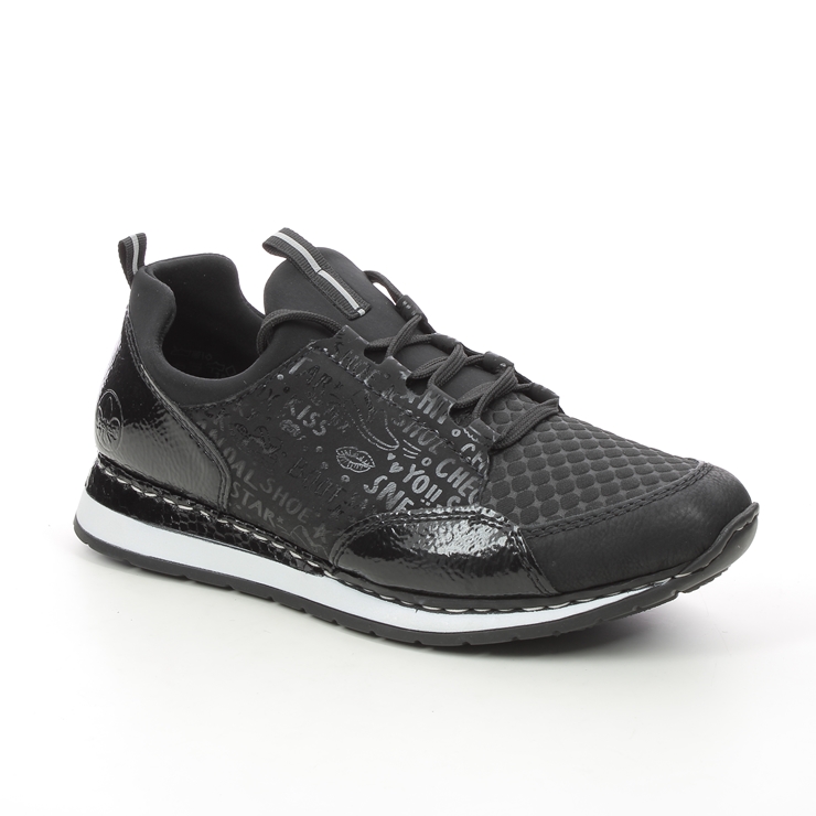 Rieker N3089-00 Black trainers