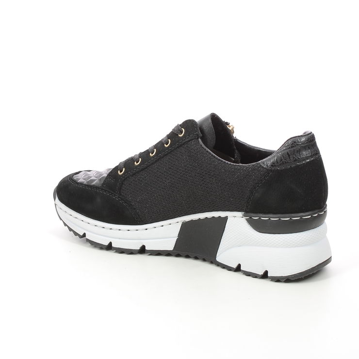 Rieker N6303-00 Black Womens trainers