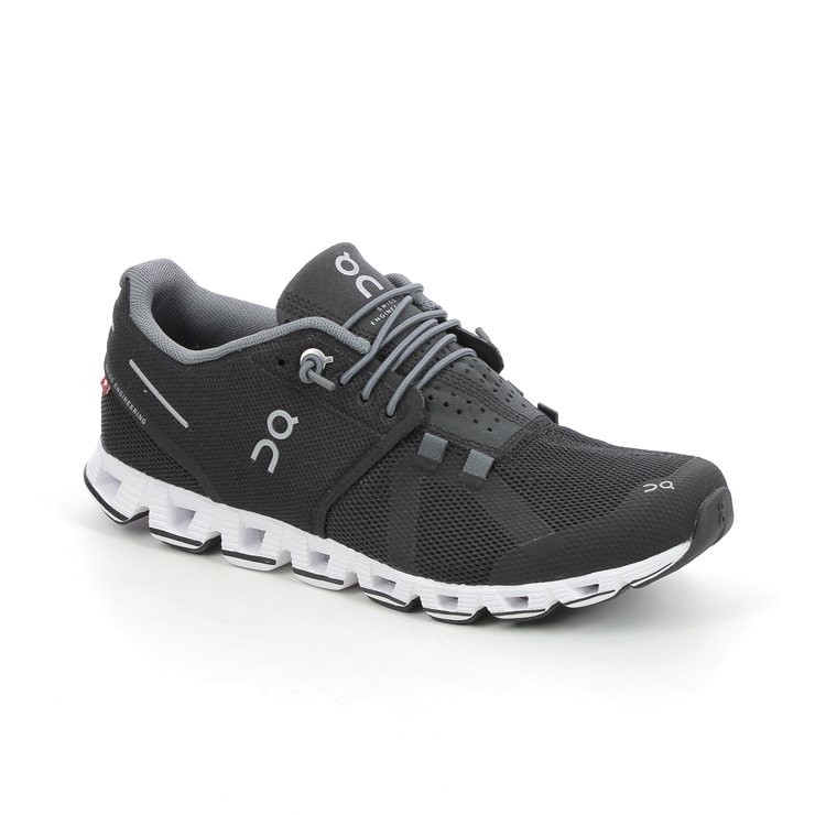 On Running Cloud Womens Black and White trainers