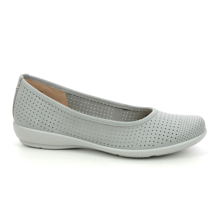 Hotter Livvy 2 Standard 1385-03 Light Grey Nubuck pumps