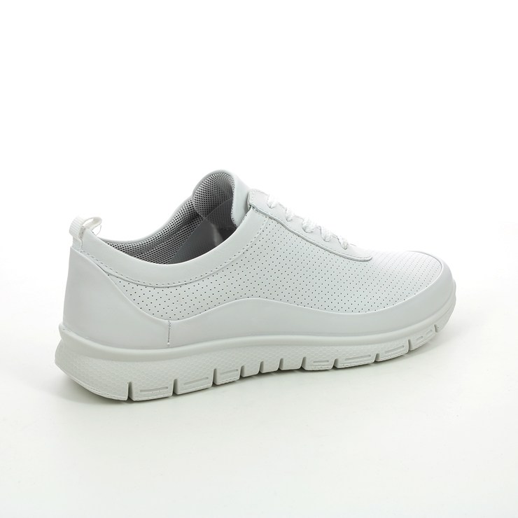 Hotter Gravity 2 Std 9910-61 WHITE LEATHER lacing shoes