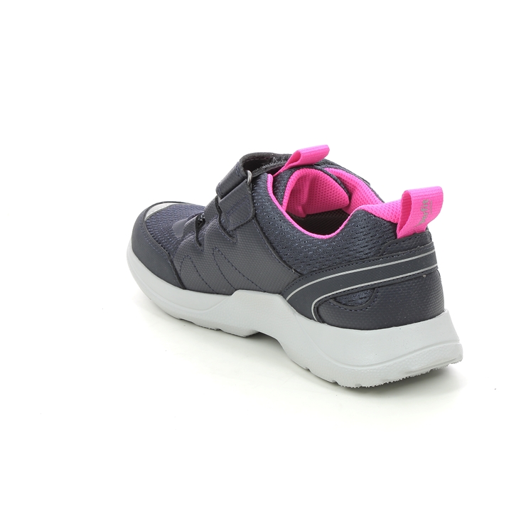 Superfit Rush Jnr G Gtx Navy Pink Kids girls trainers 1006219-8020