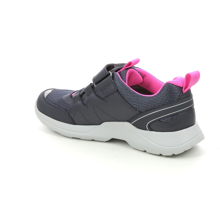 Superfit Rush Jnr G Gtx Navy Pink Kids girls trainers 1006219-8020