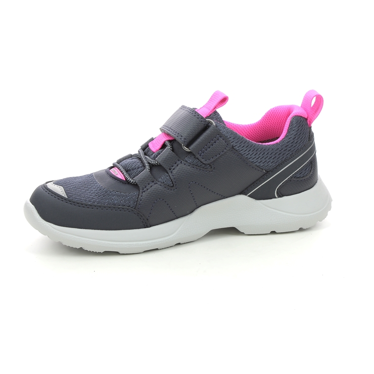 Superfit Rush Jnr G Gtx 1006219 8020 Navy Pink Girls Trainers