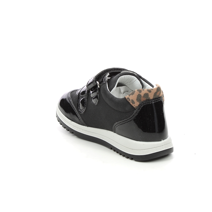 Primigi Baby Tiguan Black patent Kids girls trainers 8354355-