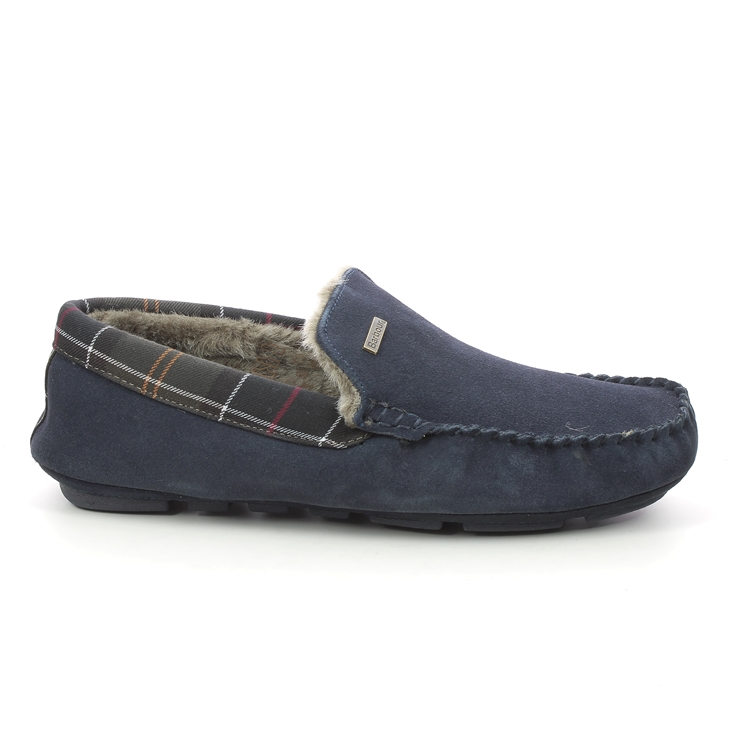 Barbour 2025 navy slippers