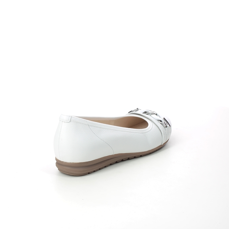 Gabor Secret WHITE LEATHER Womens pumps 82.621.50