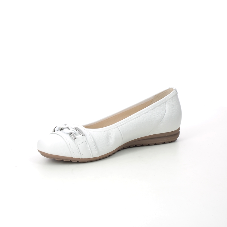 Gabor Secret WHITE LEATHER Womens pumps 82.621.50