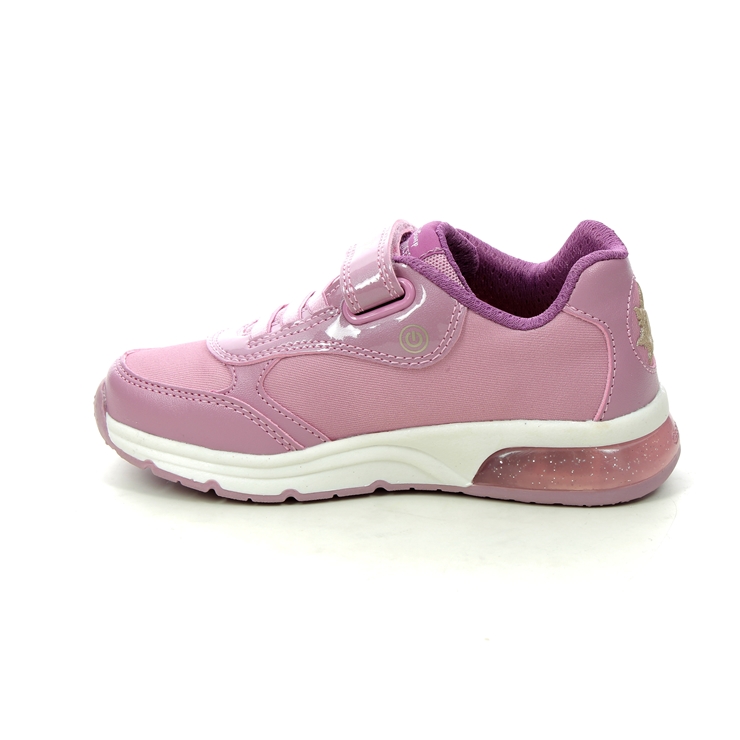 Geox Disney Rapunzel Pink Kids girls trainers J258VA-C8005