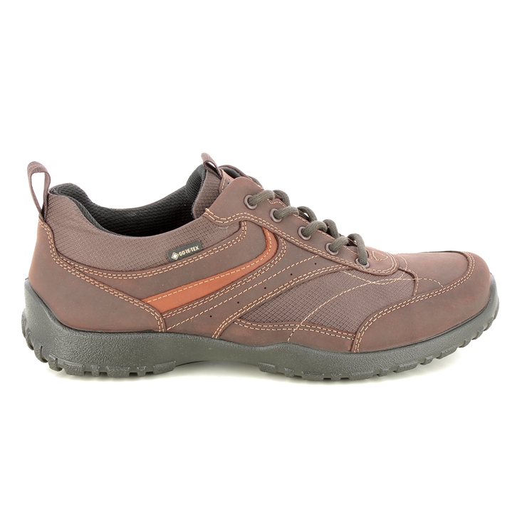 Hotter Thunder Gtx Brown leather Mens comfort shoes 3323-21