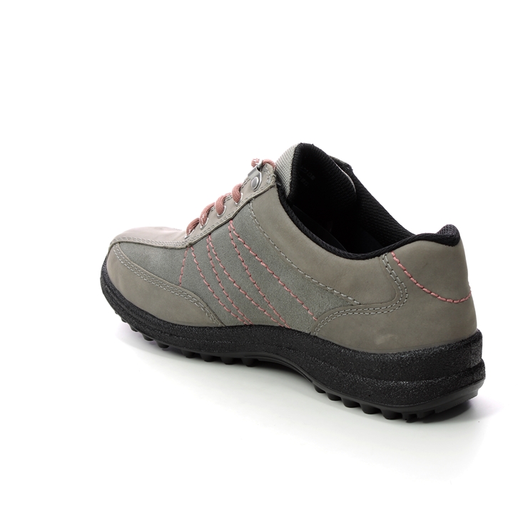 Hotter Mist Gtx Extra Wide 17619 00 Grey Leather Walking Shoes 0533