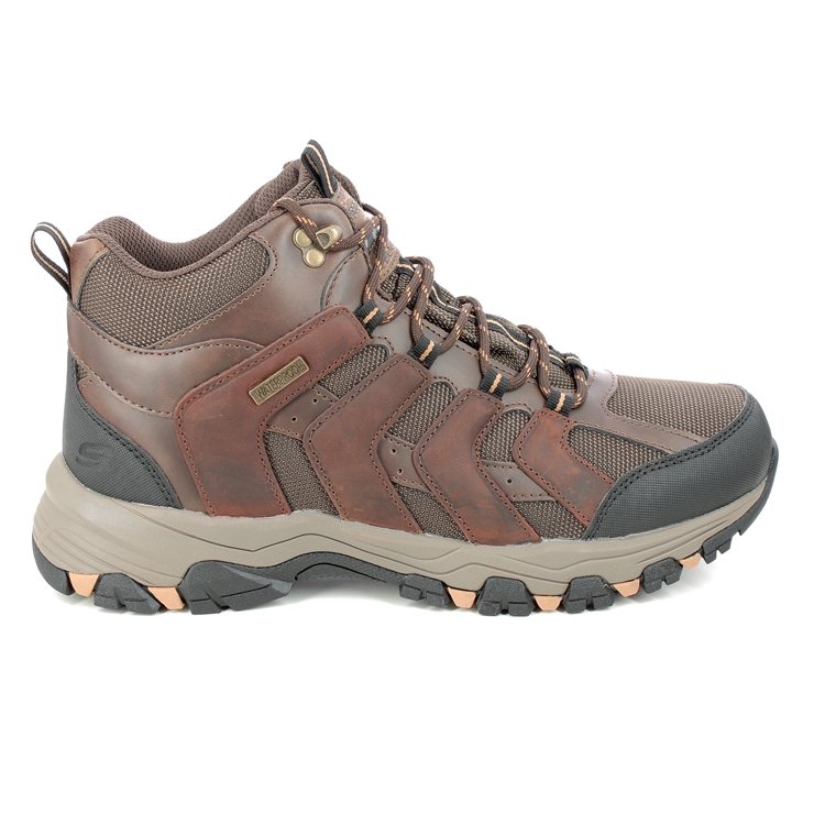 Skechers Selmen Relo Tex CDB Brown Mens Outdoor Walking Boots 204076