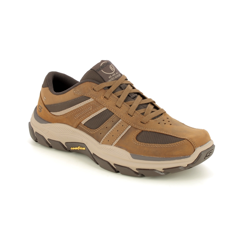 Skechers Respected Edgemere DSRT Desert Leather Mens comfort shoes 204330