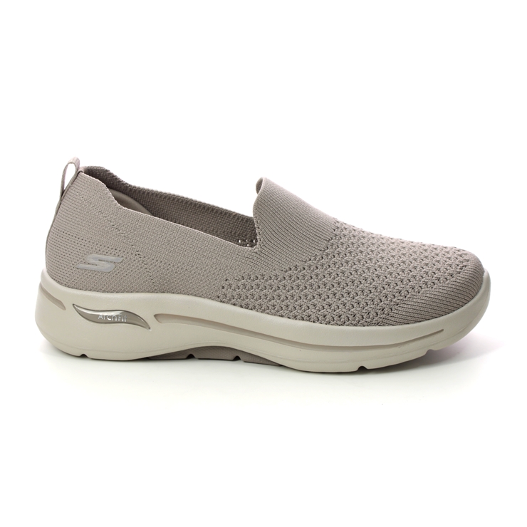 Skechers Arch Fit Go Walk Slip On TPE Taupe Womens trainers 124418