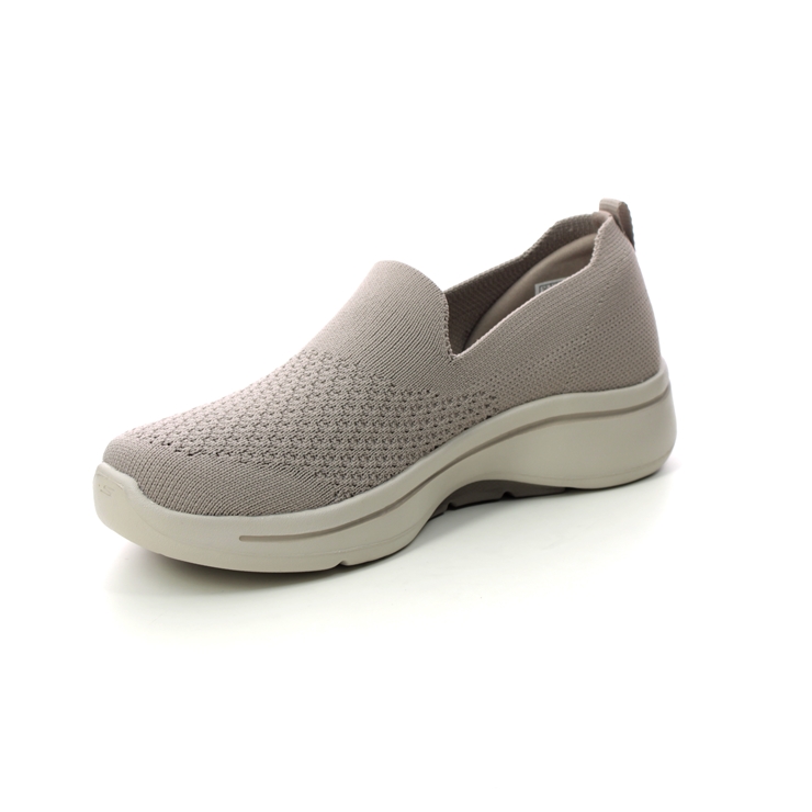 Skechers Arch Fit Go Walk Slip On 124418 TPE Taupe trainers