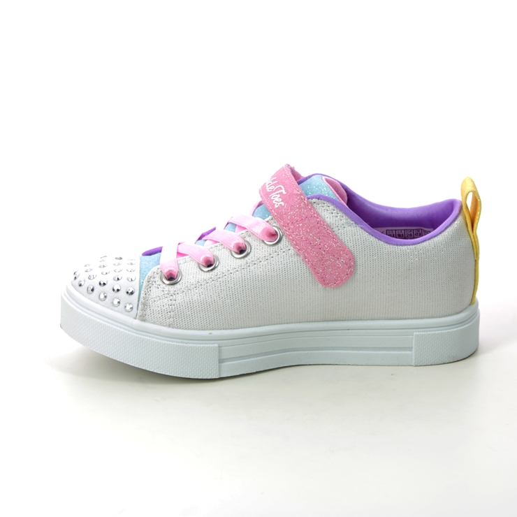 Skechers Twinkle Unicorn 314789L WMLT White Multi girls trainers