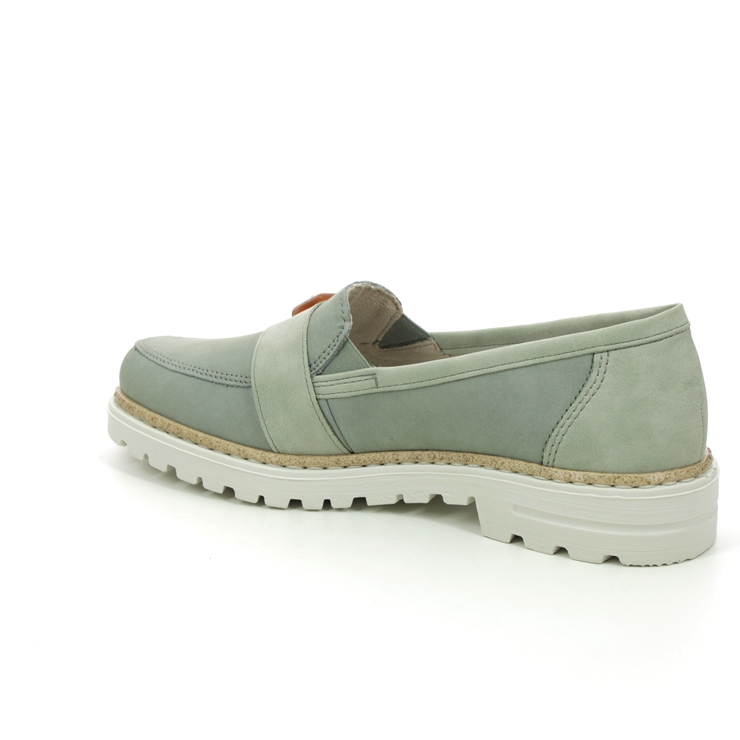 Rieker 54864-52 Mint green loafers