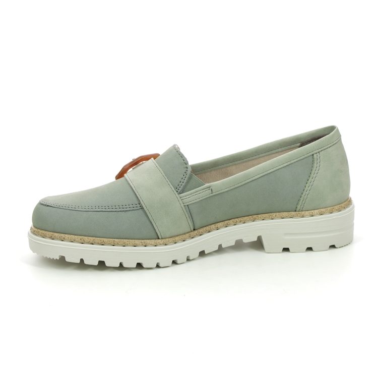 Rieker 54864-52 Mint green loafers