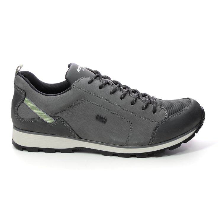 Rieker B5721-45 Grey leather Mens Walking Shoes