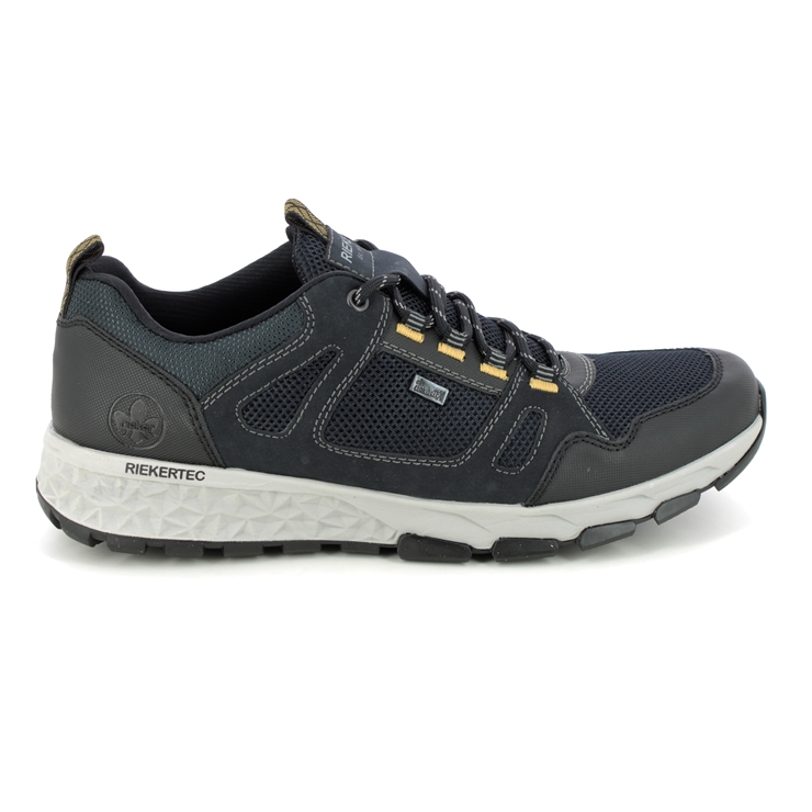 Rieker B6720-14 Navy Black Mens Walking Shoes