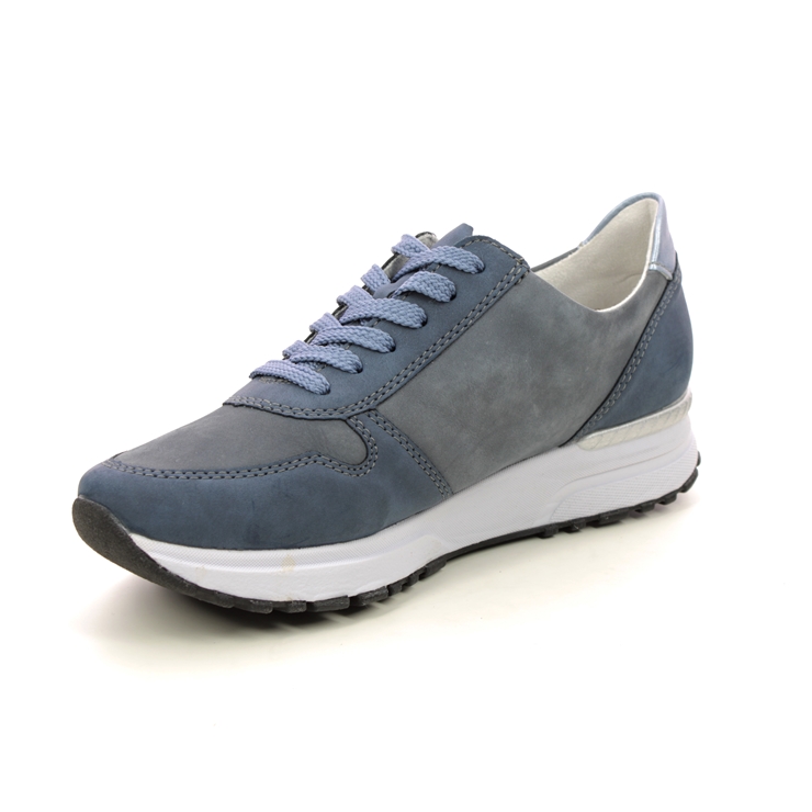 Rieker N7421-14 Denim leather Womens trainers