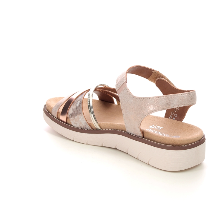 Remonte D2058-31 Marisa Rose Gold Womens Flat Sandals