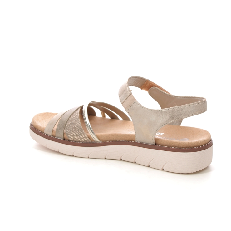 Remonte D2058-90 Marisa Light Gold Womens Flat Sandals