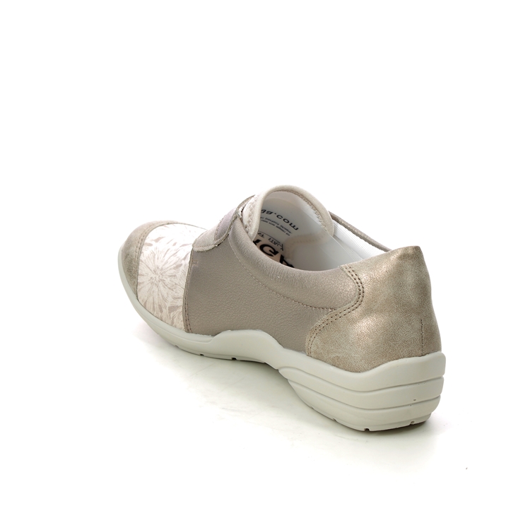 Remonte R7600-90 Bertavel Light Gold Womens Comfort Slip On Shoes